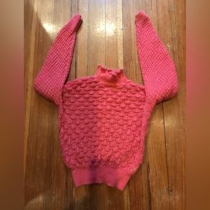 Anthropologie Women’s pink sweater